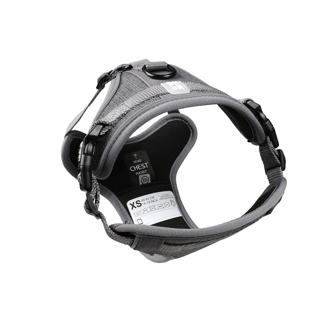 Duvo+ EXPLOR Ultimate Fit Geschirr Silber