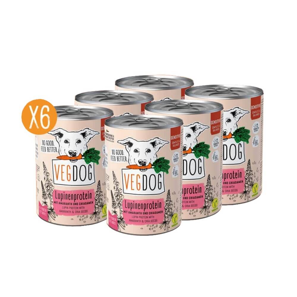 VegDog Nassfutter Sensitive Lupinenprotein