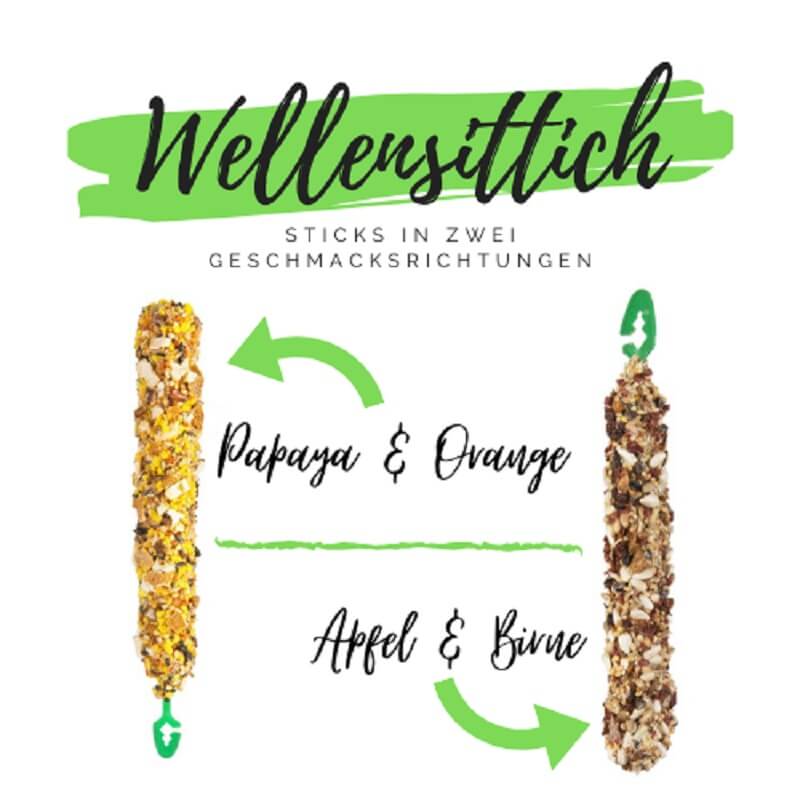 Puur Pauze Wellensittich Sticks