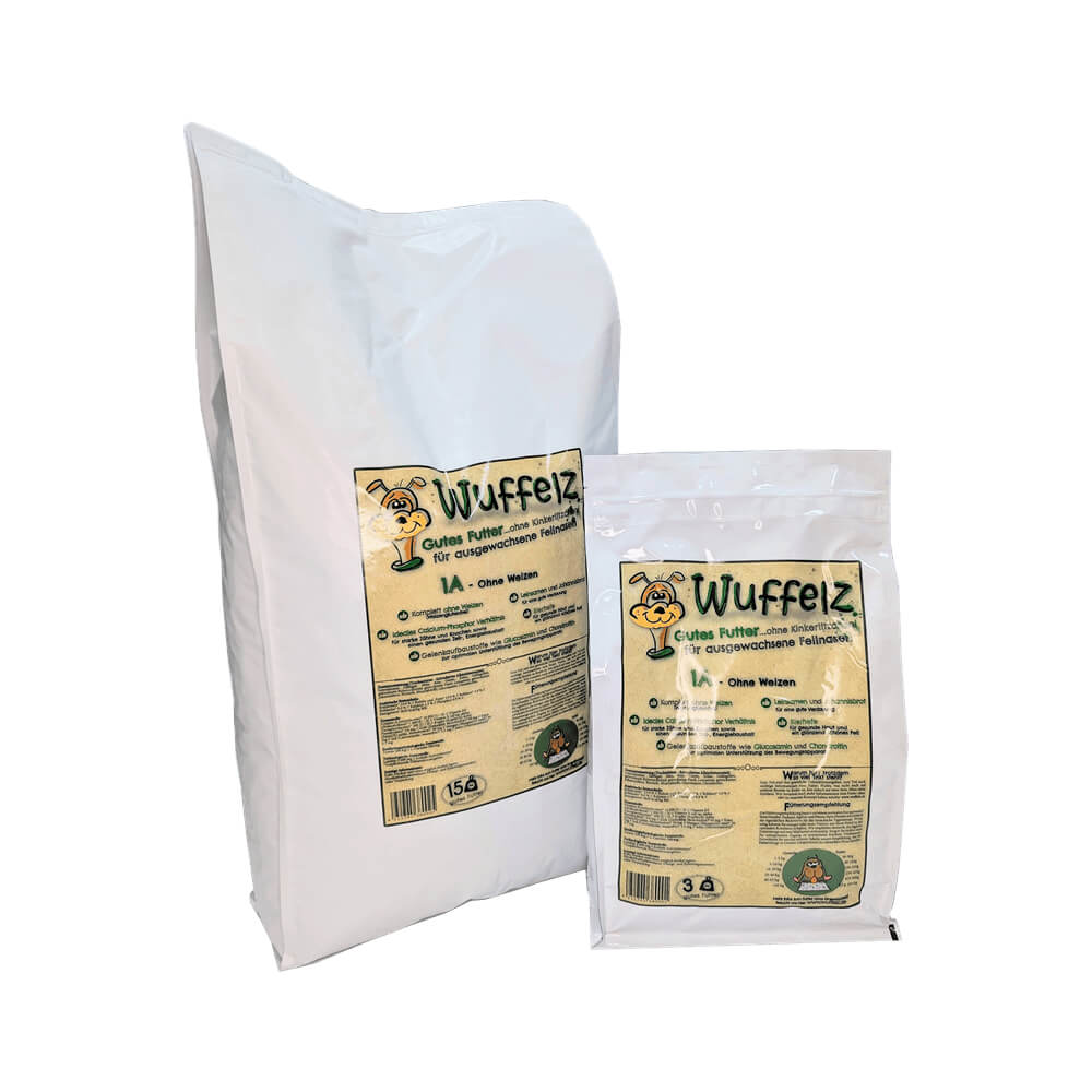 Wuffelz Hundetrockenfutter 1A ohne Weizen