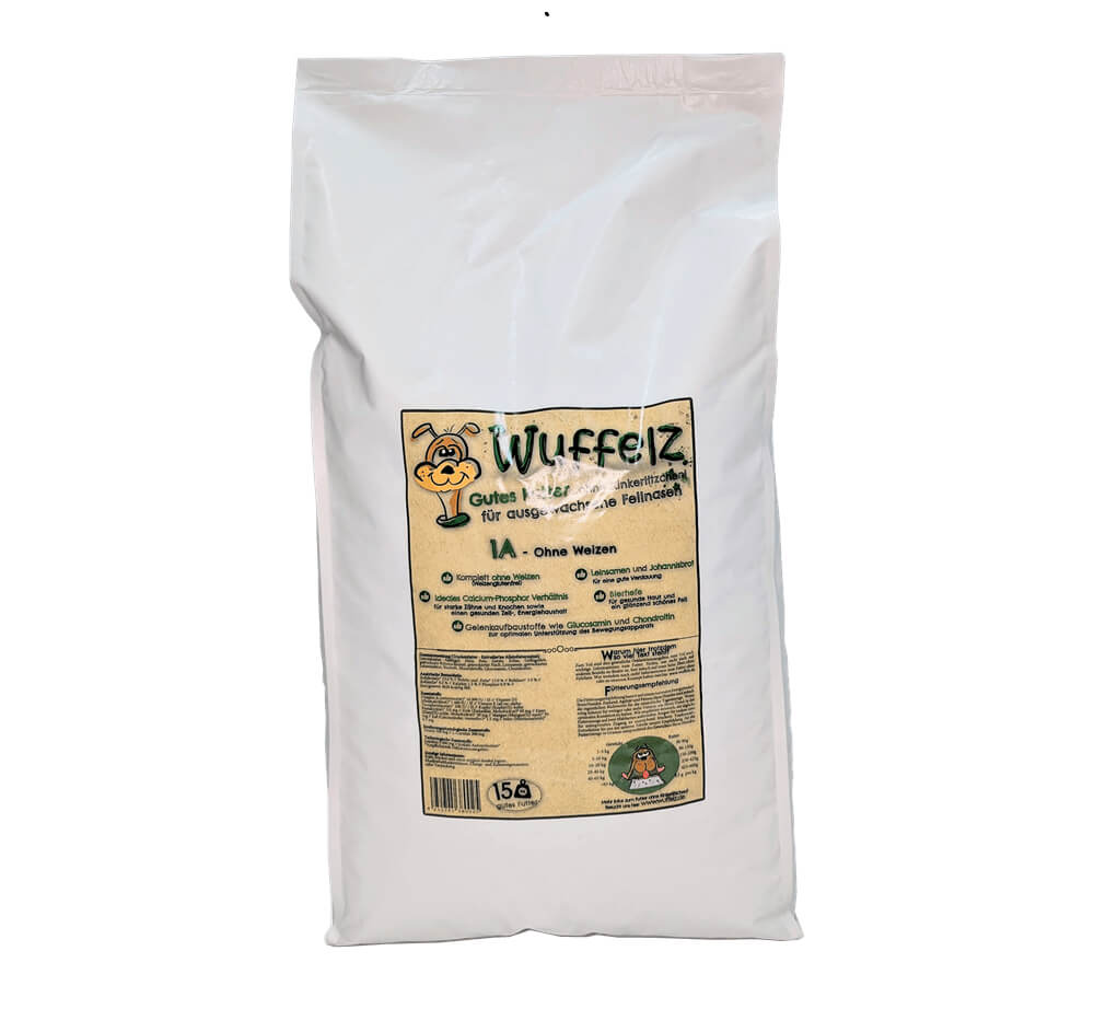 Wuffelz Hundetrockenfutter 1A ohne Weizen