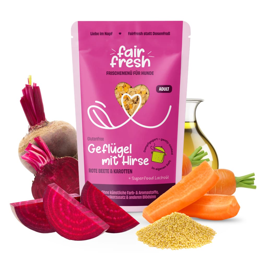 FairFresh Geflügel mit Hirse wie frisch gedämpft