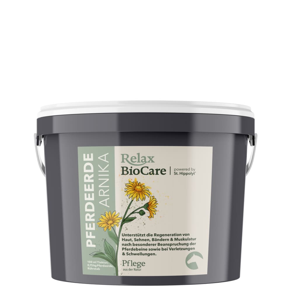 Relax Pferdeerde | sonnengetrocknete Tonerde Arnika