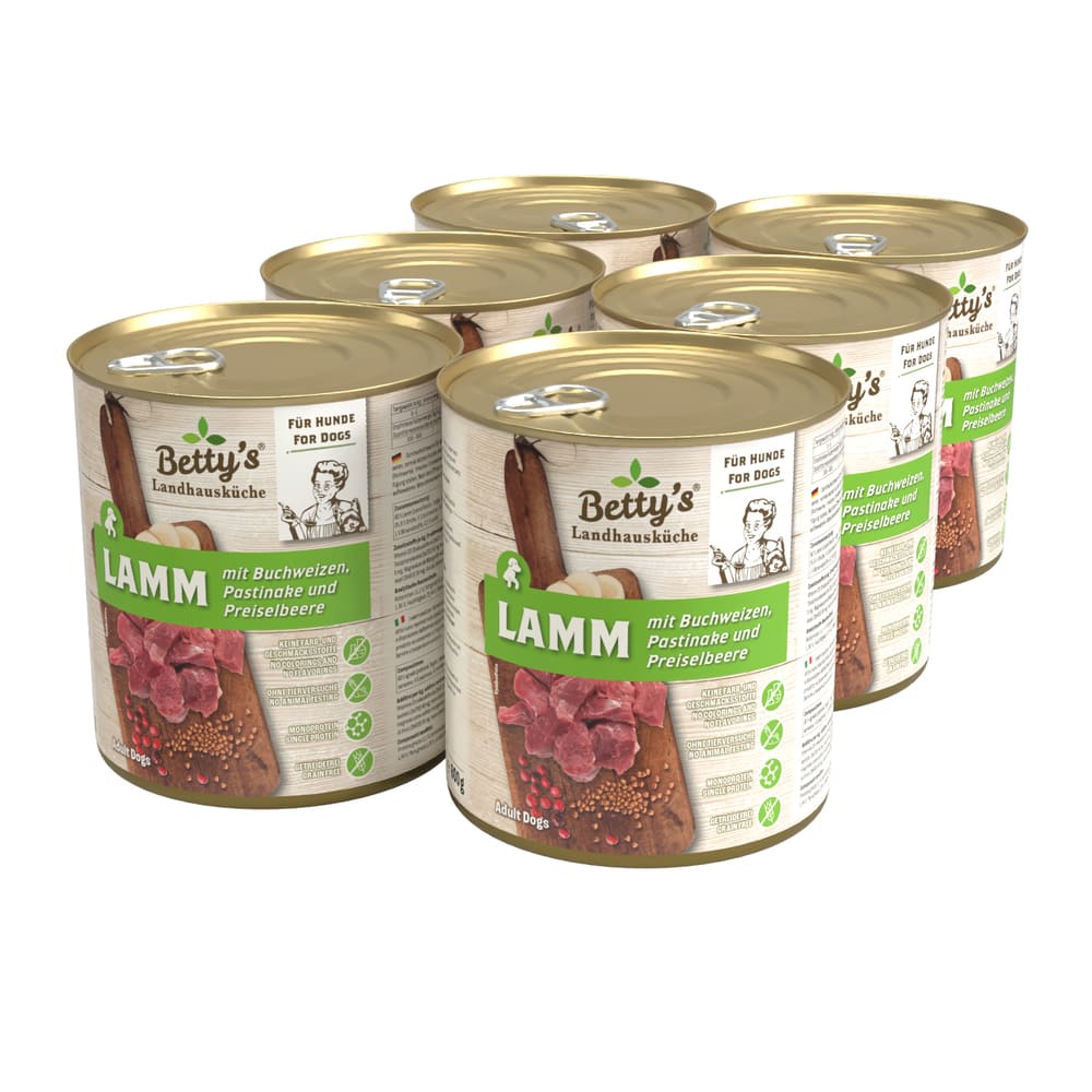 Bettys Komplettmenü Lamm mit Buchweizen