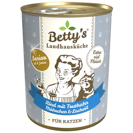 Landhausküche Katze Senior Rind mit Truthahn