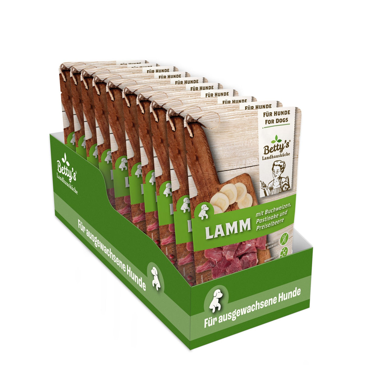 Betty’s Landhausküche Hund Frischebeutel Lamm mit Buchweizen