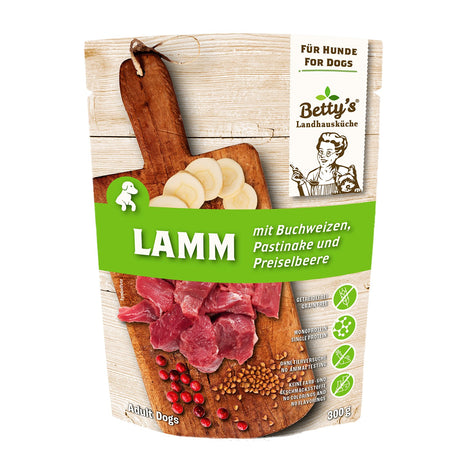 Betty’s Landhausküche Hund Frischebeutel Lamm mit Buchweizen