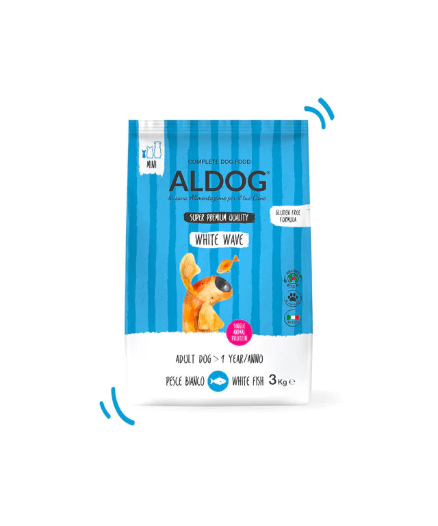 Aldog Adult White Wave Mini