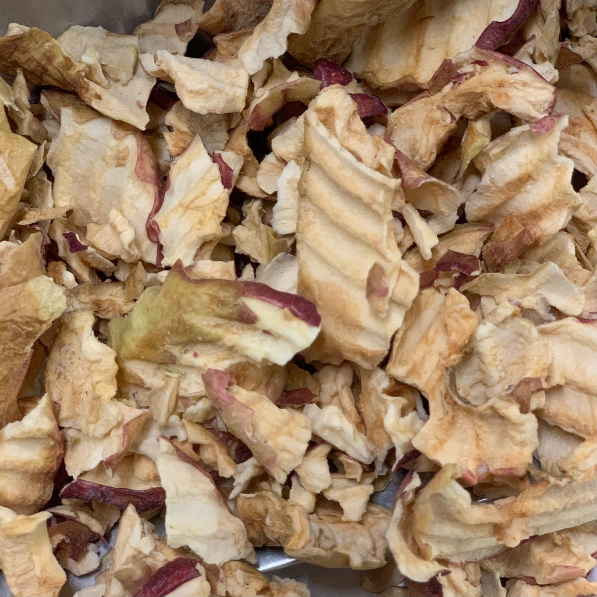 Apfel Stücke getrocknet