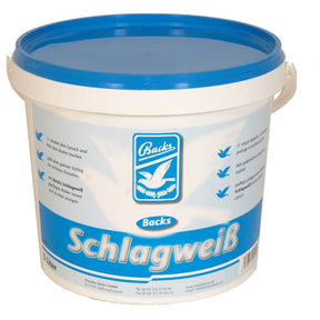 Backs Schlagweiß zur Stalldesinfektion