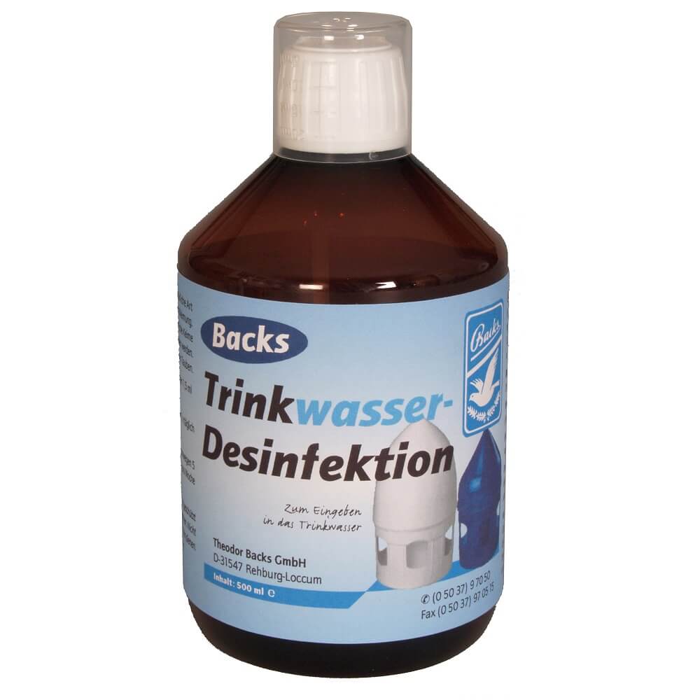 Backs Trinkwasserdesinfektion