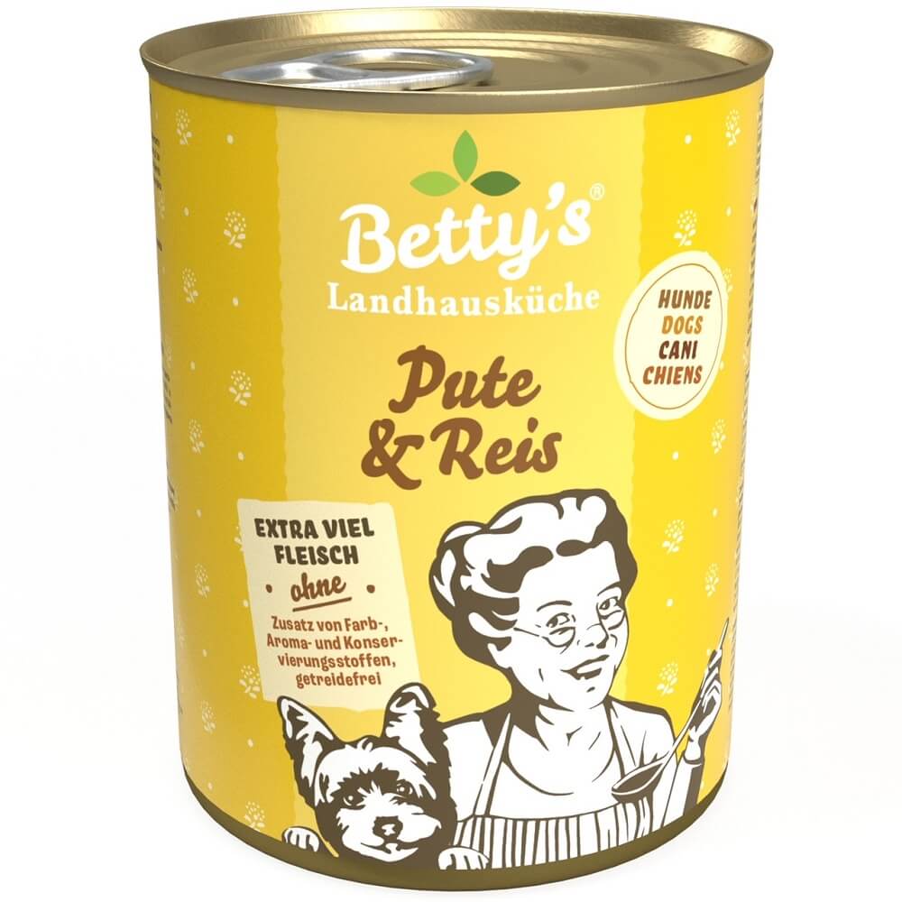 Landhausküche Hunde Pute und Reis
