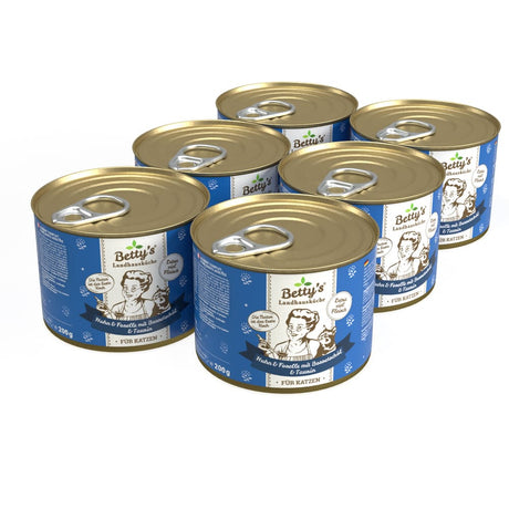 Betty's Katzenfutter Dosen mit Huhn und Forelle
