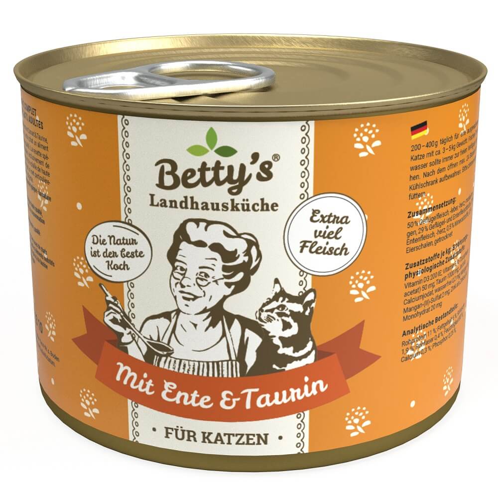 Landhausküche Katze Geflügel und Ente