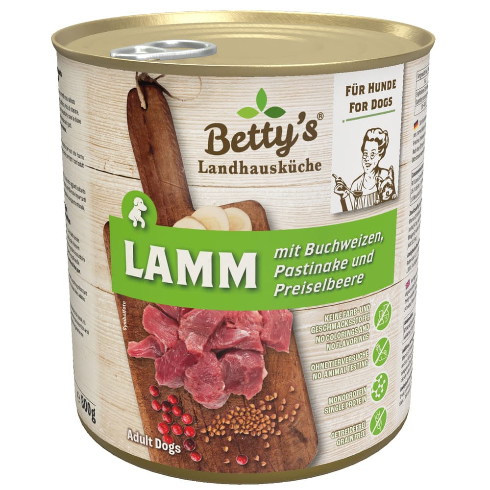 Bettys Hunde Menü Lamm mit Buchweizen