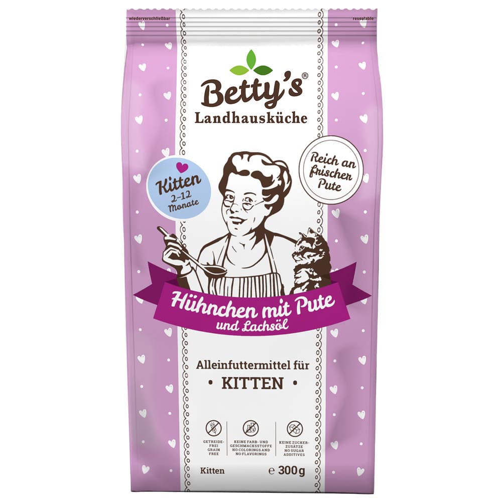 Betty's Kitten Trockenfutter Hühnchen mit Pute