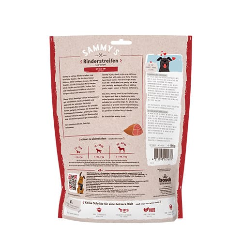 Sammy's Hundesnacks - Rinderstreifen