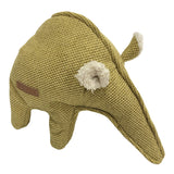 D&D Home Plüsch Spielzeug für Hunde aus Chenillestoff gelb