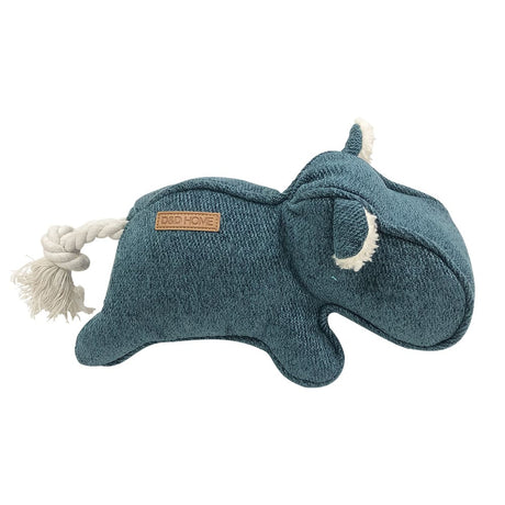 D&D Home Chenille Stofftier für Hunde in blau