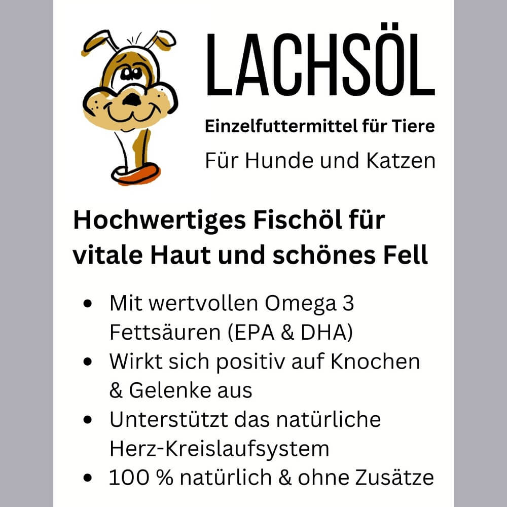 Debes Lachsöl für Hunde und Katzen