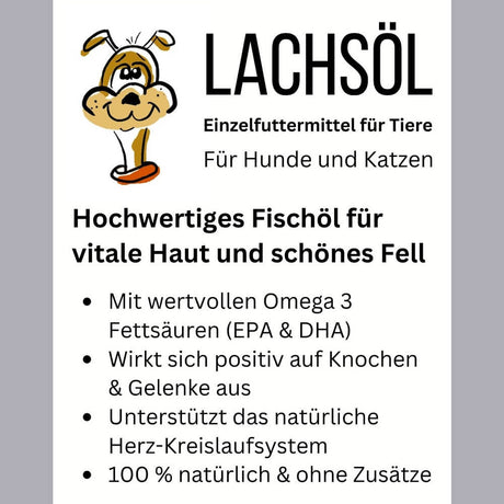 Debes Lachsöl für Hunde und Katzen