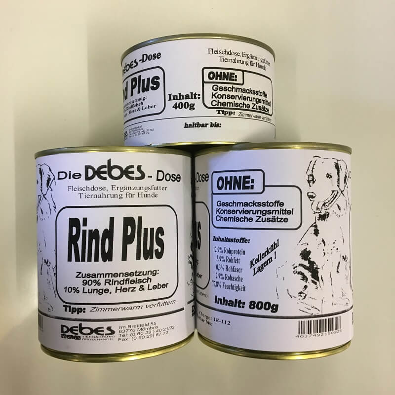 die Debes Dose Fleischtopf Rind Plus
