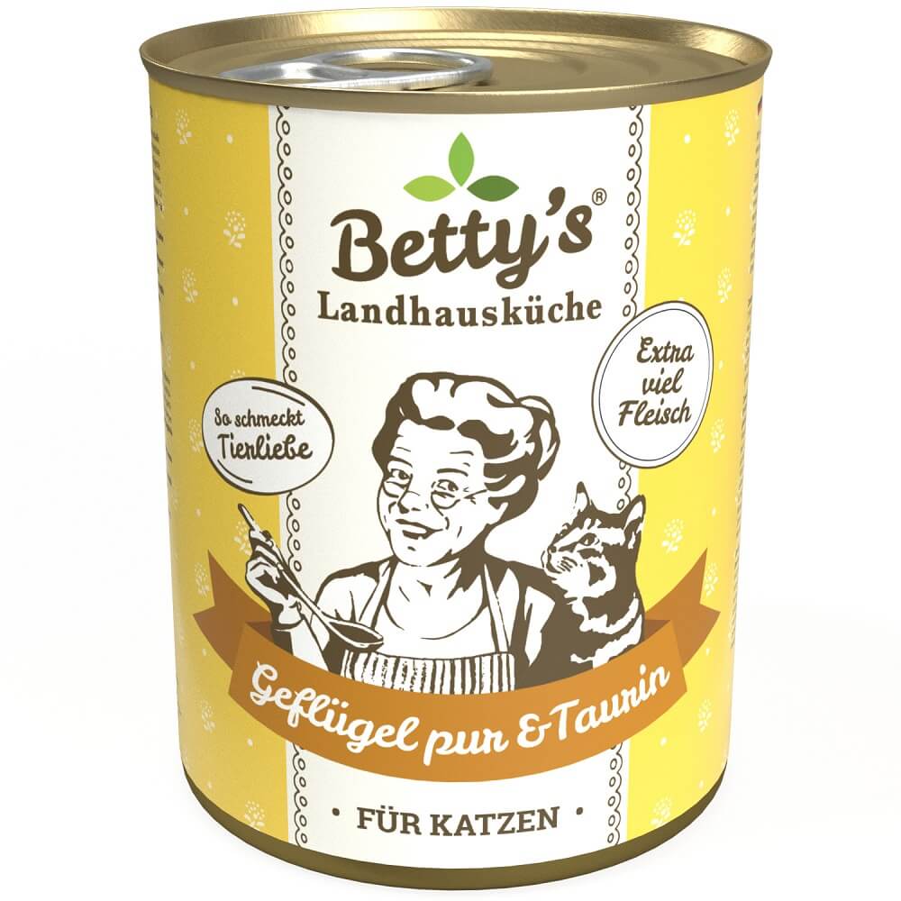 Nassfutter für Katzen Geflügel pur