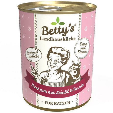 Landhausküche Katze Rind Pur mit Leinöl