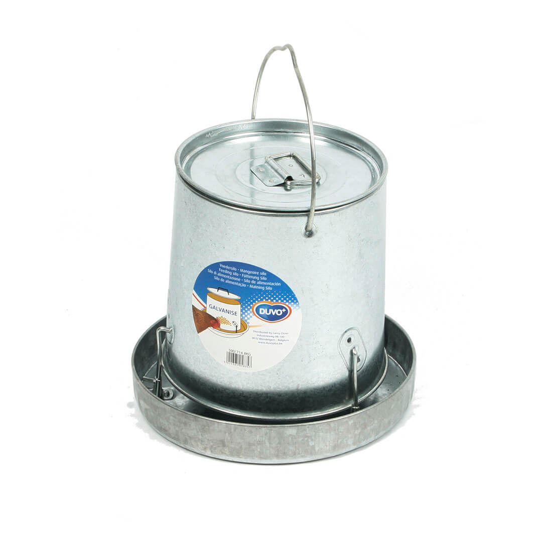 Duvo Futterautomaten aus Metall für Hühner