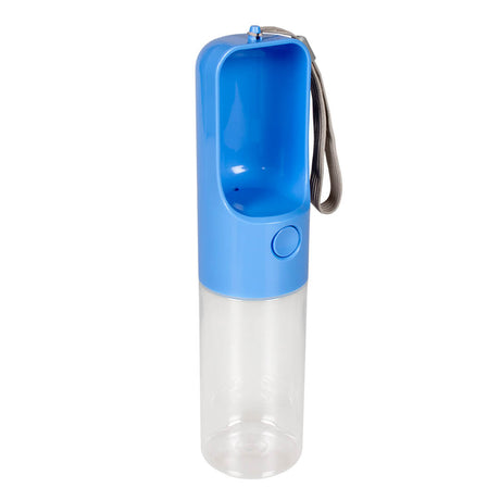 Hunde Wasserflasche blau