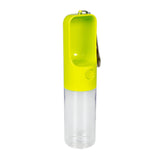 Wasserflasche für Hunde in neongrün