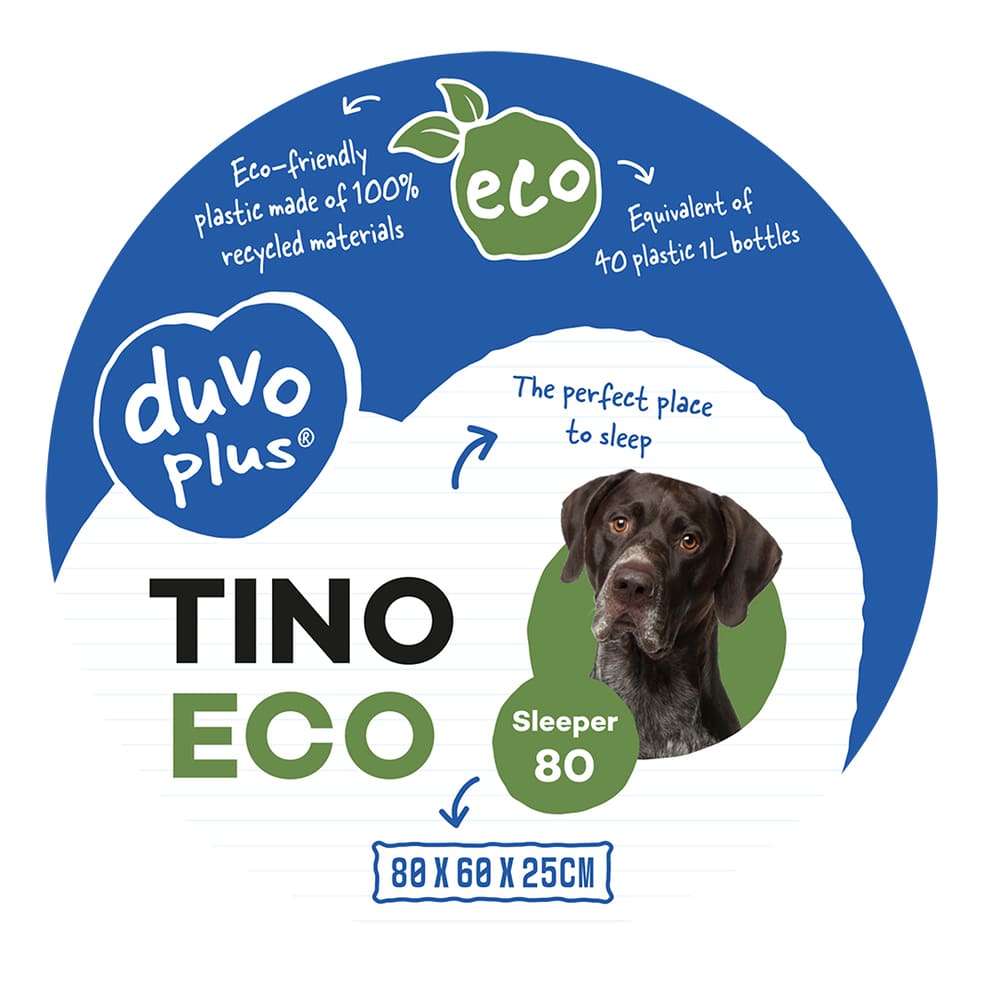 Duvo Plus Hundekorb aus 100% recyceltem Kunststoff