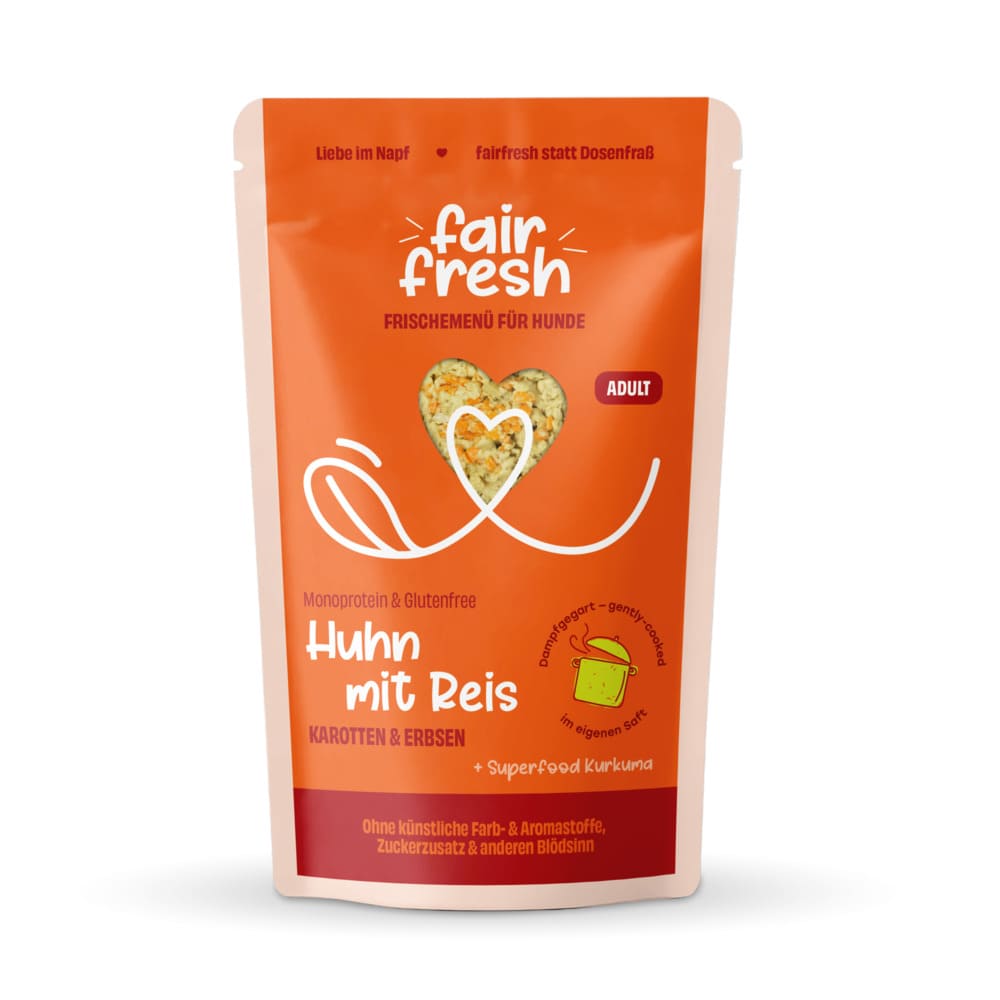 FairFresh frisches Menü für Hunde Huhn mit Reis