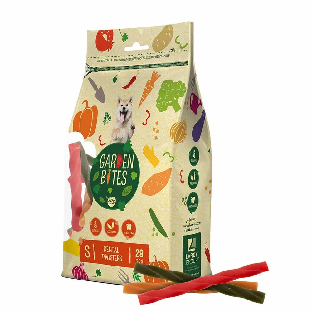 Garden Bites Dental Twisters - Snacks vegan für Hunde