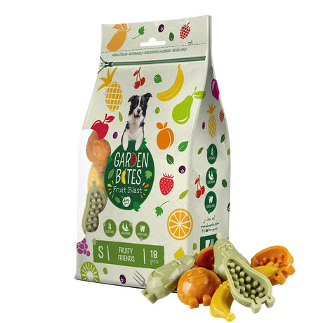 Garden Bites Fruity Friends - vegane Snacks für Hunde mit Frucht