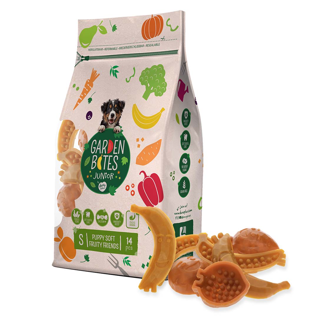 Garden Bites Puppy Soft Fruity Friends  - Welpensnacks vegan