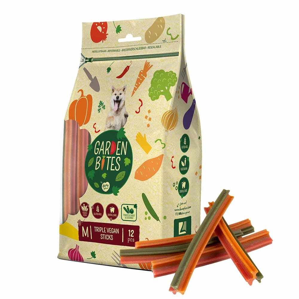 Garden Bites Triple Vegan Sticks - Hundesnacks vegan