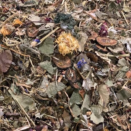 Blüten Kräuter und Gemüse für Tiere