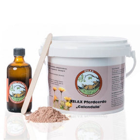 Heilerde für Pferde mit Calendula