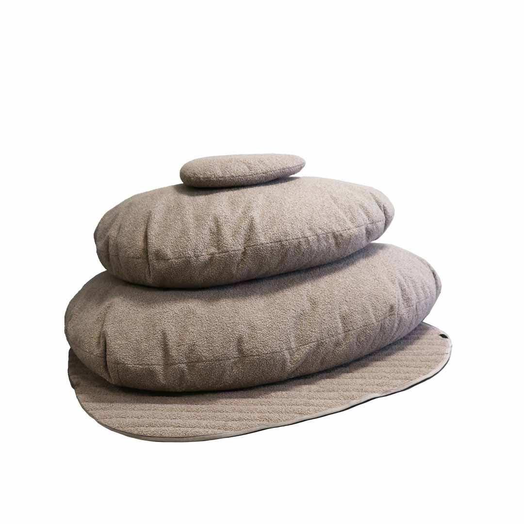 Hundekissen D&D Home Pebble taupe grau