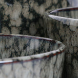 Keramik Hundenapf Jasper green marble