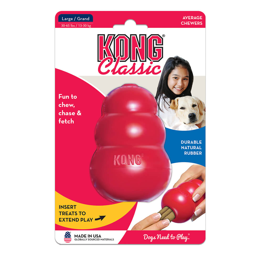 KONG Classic Hundespielzeug rot