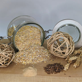 Kueken und Wachtel Mehl