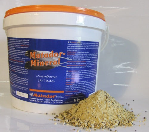 Matador Mineralien und Muschelkalk für Tauben