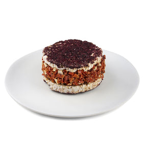 Reisscheibe mit Karotten und Rote Beete