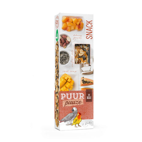 Witte Molen PUUR Pauze Papageien und Agaporniden Sticks