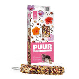 Puur Nagersnack Sticks mit Haselnuss und Hibiskus