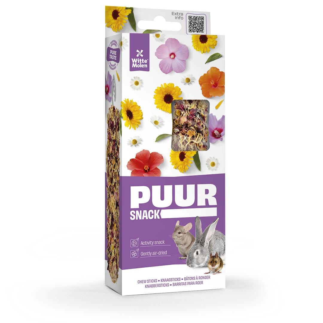 Puur Nagersnacks mit Hibiskus Ringelbume und Kamille