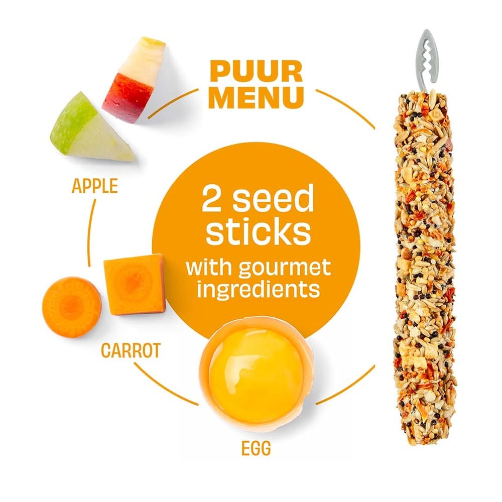Puur Kanariensticks mit Apfel und Karotte