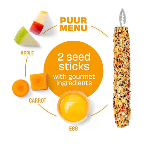 Puur Kanariensticks mit Apfel und Karotte